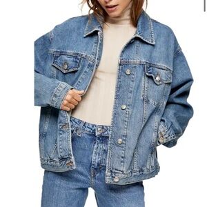 Topshop Blue Jean Jacket
